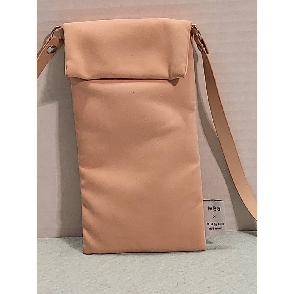 MBB x Vogue Eyewear Crossbody Bag Millie Bobby Brown Pink Padded Pouch NWT